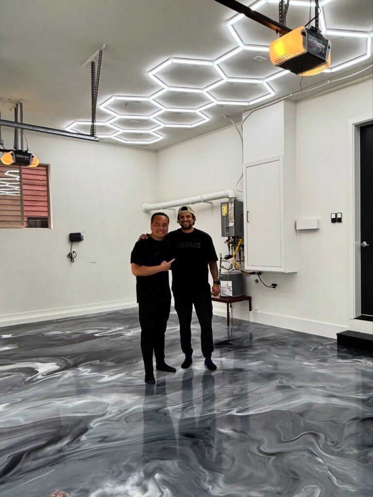 Metallic Epoxy Floor – Mercer Island